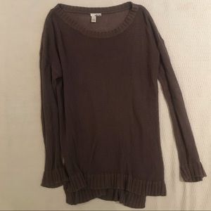 Purple Knitted Sweater